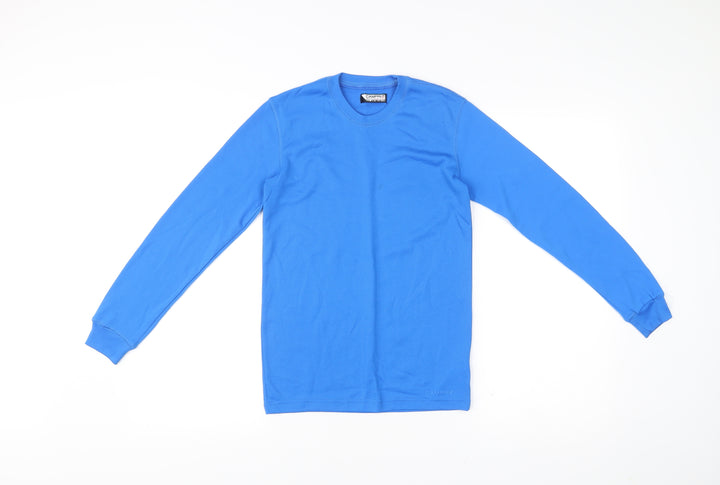 Campri Boys Blue Long Sleeve Sports Base Layer Top 11-12Y Athletic Fit