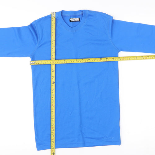 Campri Boys Blue Long Sleeve Sports Base Layer Top 11-12Y Athletic Fit