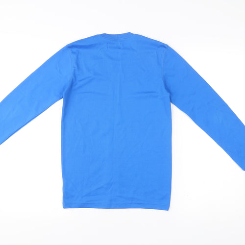 Campri Boys Blue Long Sleeve Sports Base Layer Top 11-12Y Athletic Fit