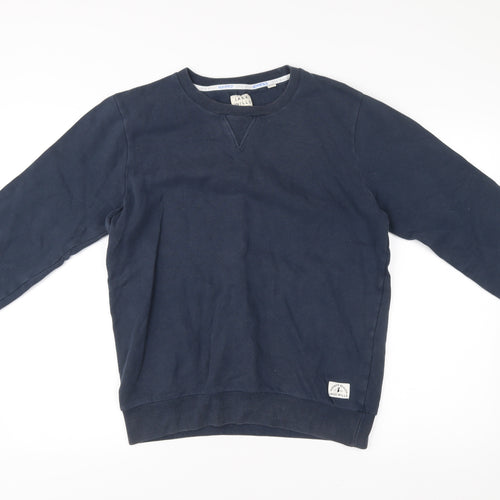 Jack Wills Men’s Blue Cotton Crew Neck Sweatshirt Size S Regular Fit