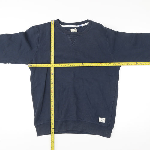 Jack Wills Men’s Blue Cotton Crew Neck Sweatshirt Size S Regular Fit