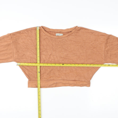 Urban Outfitters Women’s Brown Cropped Pullover Sweatshirt Size S