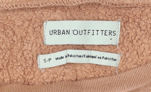 Urban Outfitters Women’s Brown Cropped Pullover Sweatshirt Size S