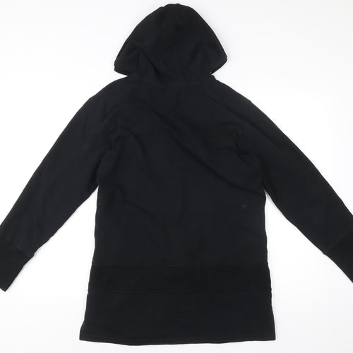 Domyos Mens Black Full Zip Hoodie Size M Long Sleeve Gym Training