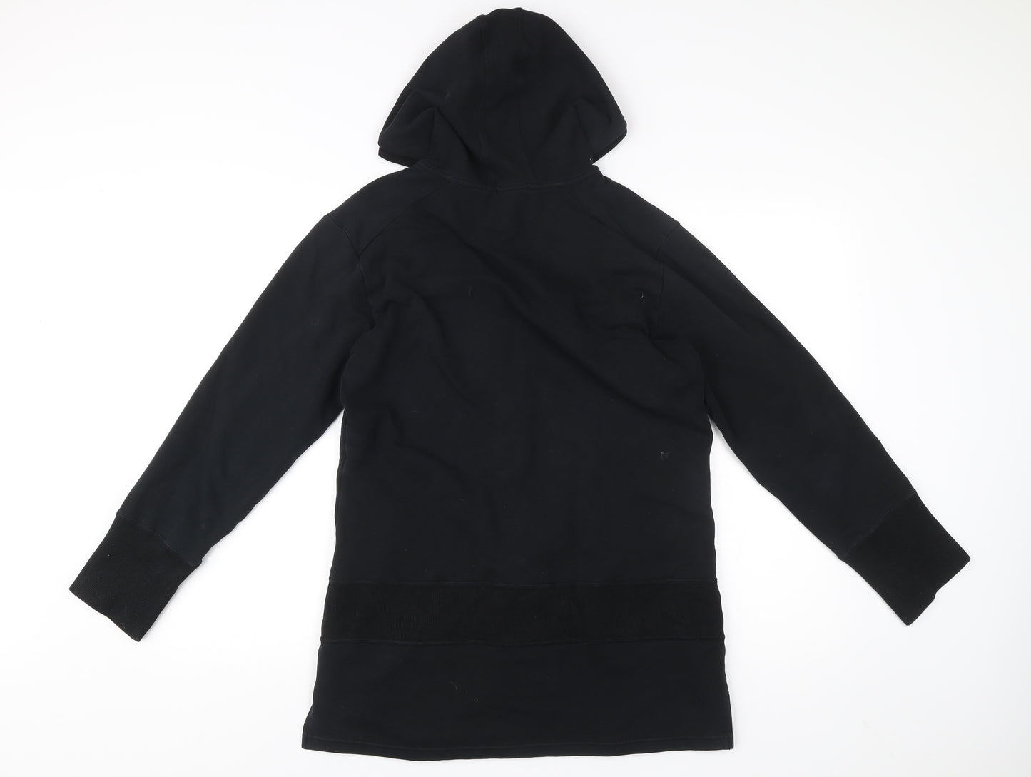 Domyos Mens Black Full Zip Hoodie Size M Long Sleeve Gym Training