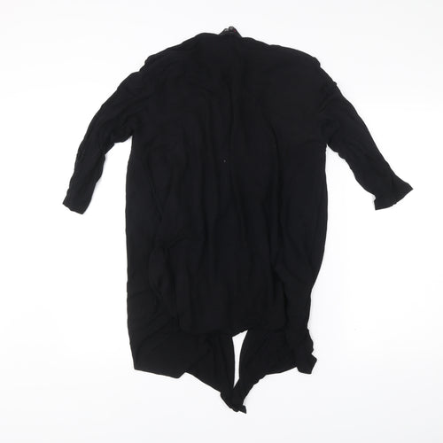 Yours Womens Black Tunic Top Size 16 3/4 Sleeve Viscose Blend