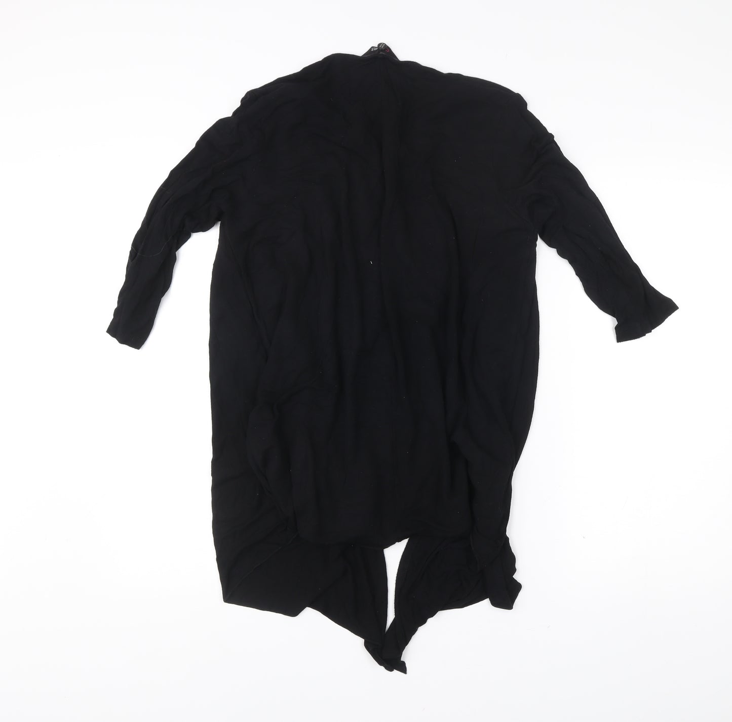 Yours Womens Black Tunic Top Size 16 3/4 Sleeve Viscose Blend