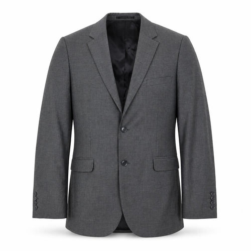 H&M Mens Grey Regular Fit Two-Button Blazer Jacket 38R