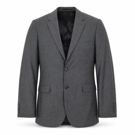 H&M Mens Grey Regular Fit Two-Button Blazer Jacket 38R