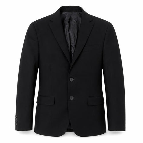 Zara Men’s Black Slim Fit Blazer Jacket Size 36 Two Button