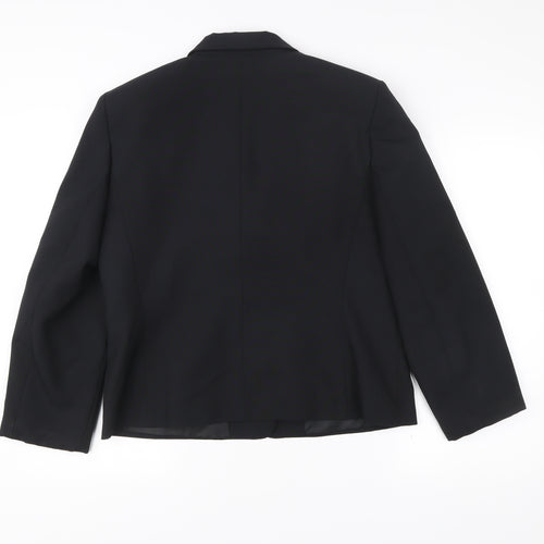 BHS Women’s Black Suit Jacket Size 16 Regular Fit Workwear