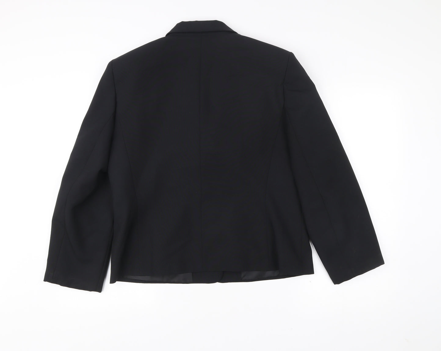 BHS Women’s Black Suit Jacket Size 16 Regular Fit Workwear