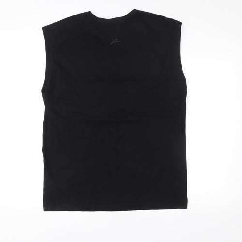 Arc Minute Men’s Black XL Sleeveless Graphic Logo T-Shirt