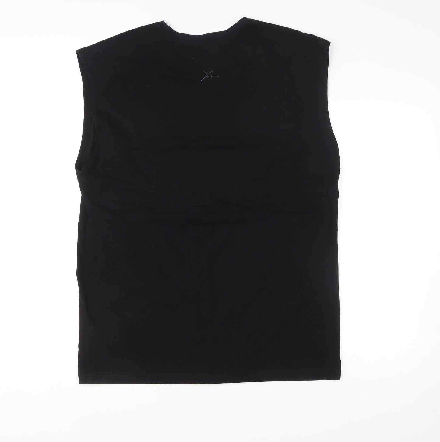 Arc Minute Men’s Black XL Sleeveless Graphic Logo T-Shirt