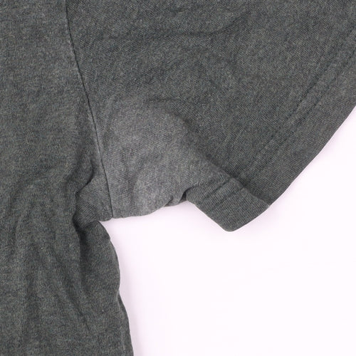 Fred Perry Men’s Green Small Crew Neck Cotton T-Shirt