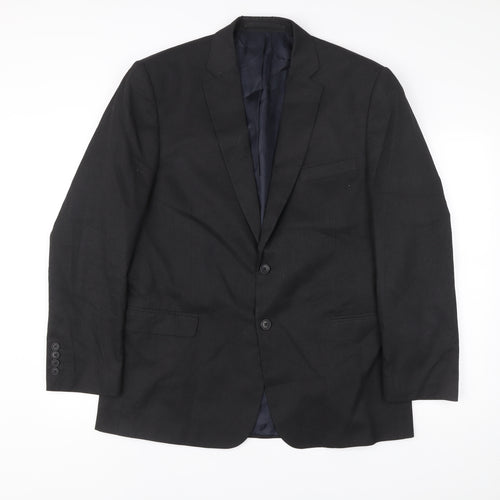 Marks and Spencer Men’s Grey Blazer 44in Regular Fit 2 Button