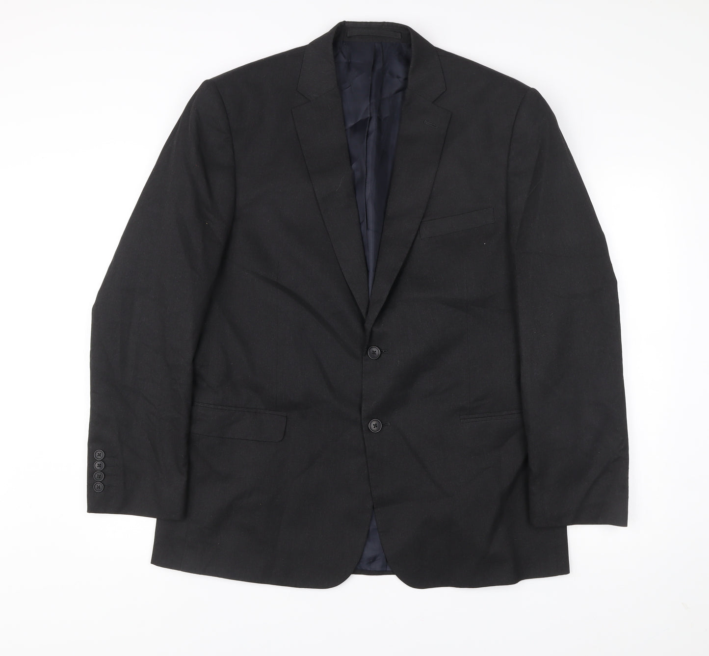 Marks and Spencer Men’s Grey Blazer 44in Regular Fit 2 Button