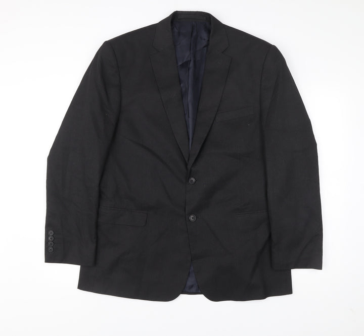 Marks and Spencer Men’s Grey Blazer 44in Regular Fit 2 Button