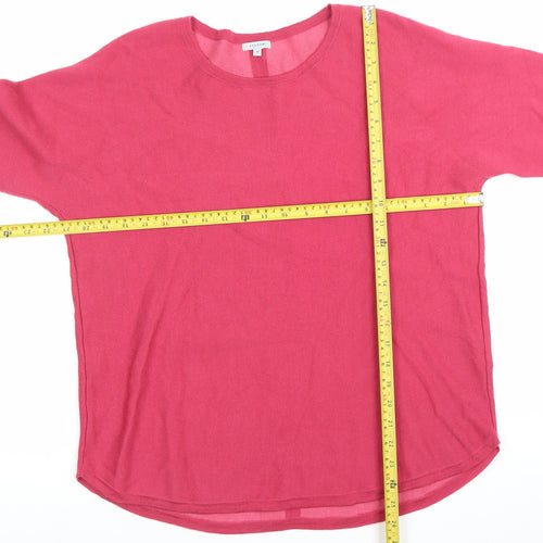 Jigsaw Women’s Pink Wool Blend Pullover Jumper Size M