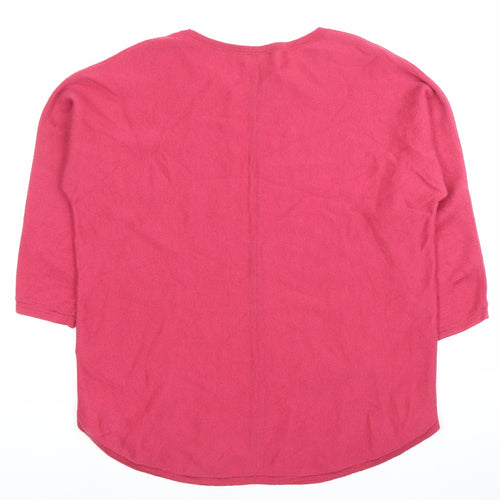 Jigsaw Women’s Pink Wool Blend Pullover Jumper Size M