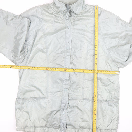 Haband Women’s Grey Nylon Mid-Length Casual Jacket L