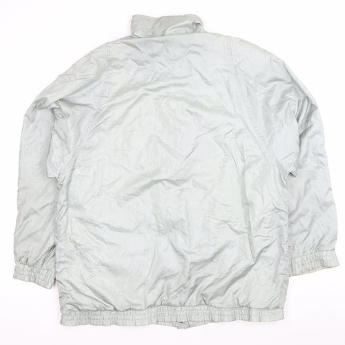 Haband Women’s Grey Nylon Mid-Length Casual Jacket L