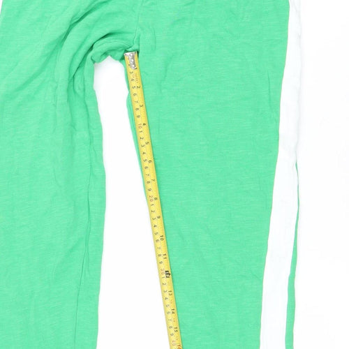 Next Women’s Green Jogger Trousers Size 6 Cotton Elastic Waist