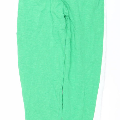 Next Women’s Green Jogger Trousers Size 6 Cotton Elastic Waist
