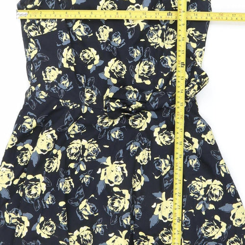 Atmosphere Women’s Black Floral Fit & Flare Dress Size 10