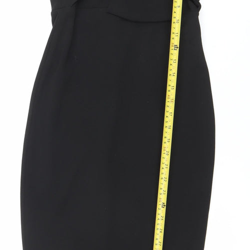 Pink Boutique Women’s Black Size 8 Strapless Bodycon Dress
