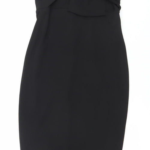 Pink Boutique Women’s Black Size 8 Strapless Bodycon Dress