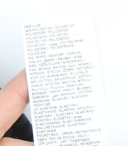 Puma Men Black Joggers M Tapered Colourblock Elastic Waist Sportswear