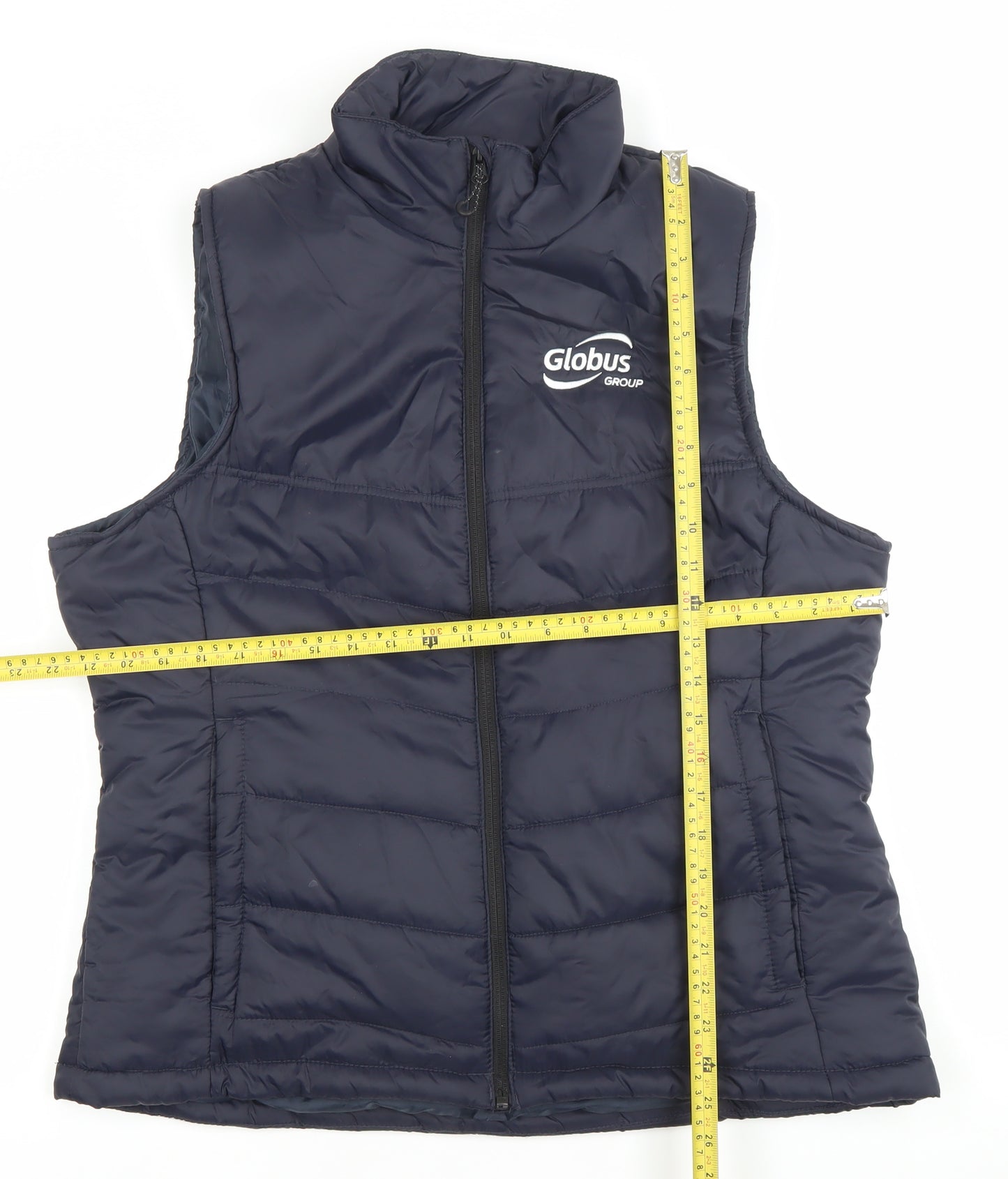 Regatta Professional Unisex Blue Puffer Waistcoat Size 44 Full Zip