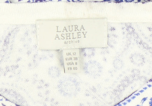 Laura Ashley Women’s Multicoloured Floral Cotton Cardigan UK 12