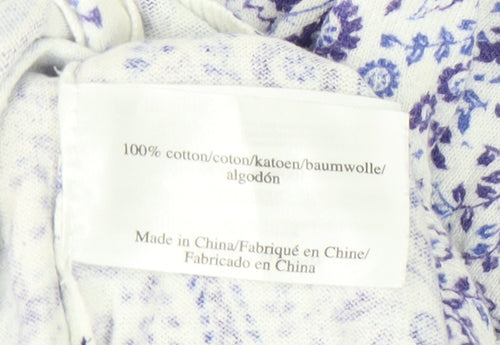 Laura Ashley Women’s Multicoloured Floral Cotton Cardigan UK 12