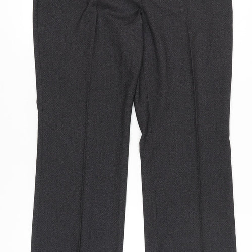 Next Women’s Grey Dress Pants Size 16 Regular Stretch Work Trousers