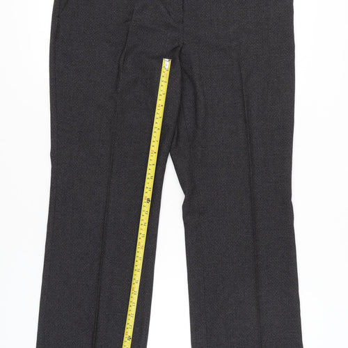 Next Women’s Grey Dress Pants Size 16 Regular Stretch Work Trousers