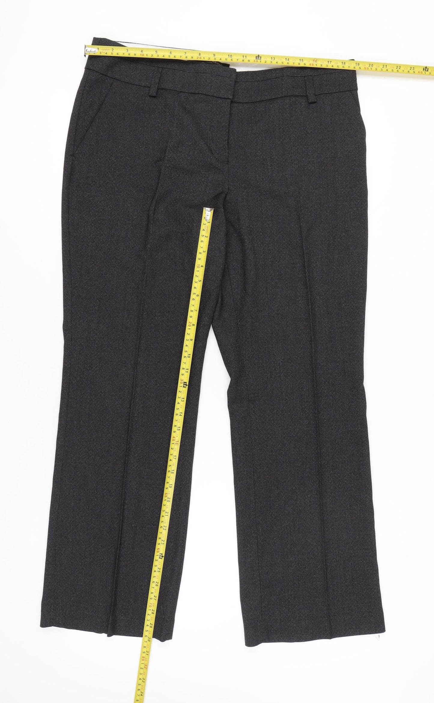 Next Women’s Grey Dress Pants Size 16 Regular Stretch Work Trousers