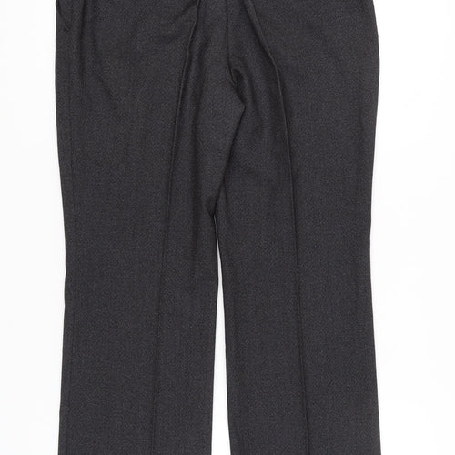 Next Women’s Grey Dress Pants Size 16 Regular Stretch Work Trousers