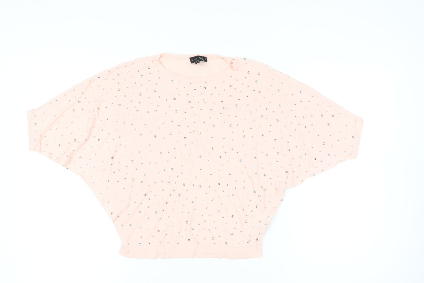 Phase Eight Women’s Pink Sequin Pullover Jumper UK S