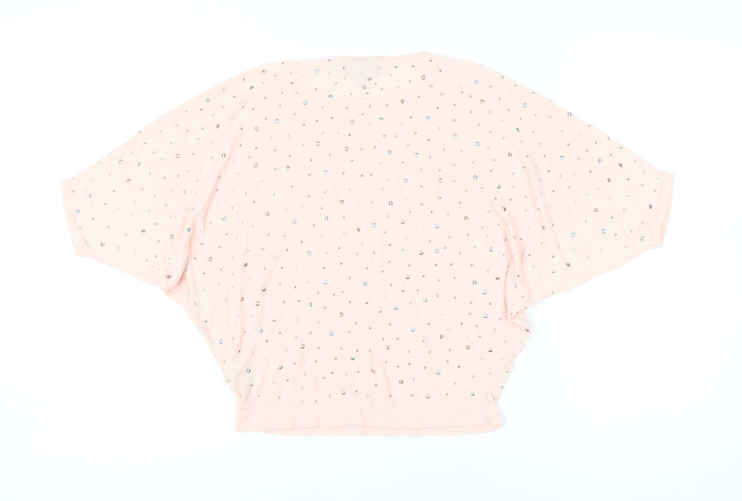 Phase Eight Women’s Pink Sequin Pullover Jumper UK S