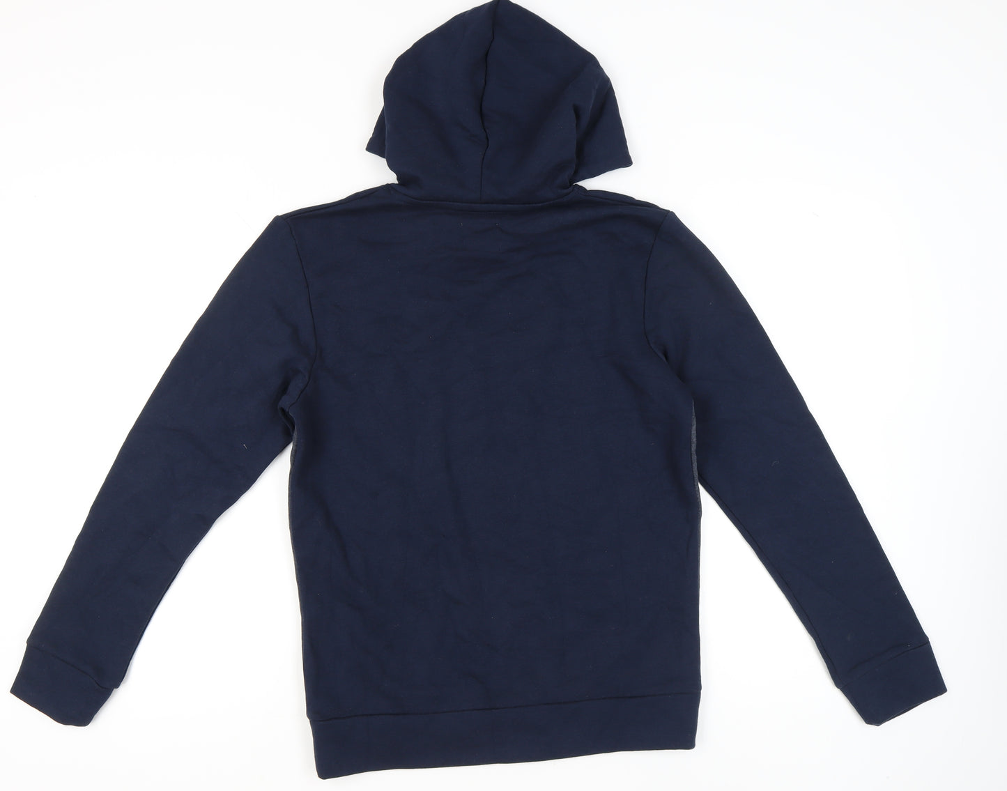 Jack & Jones Men’s Blue Pullover Hoodie Small Logo Graphic