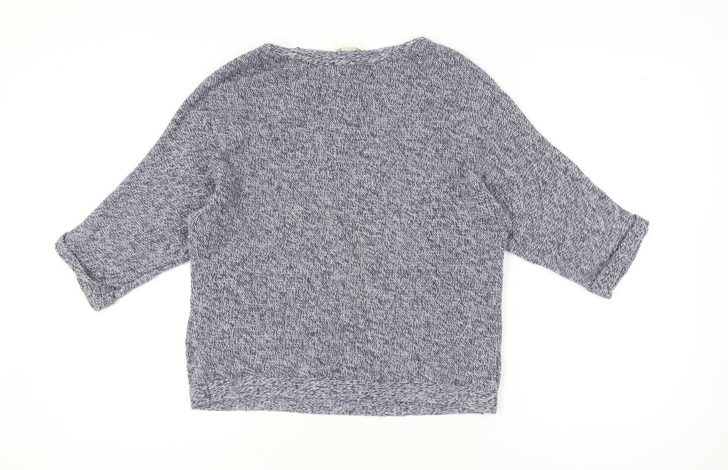H&M Women’s Grey Knit Pullover Jumper Small Relaxed Fit