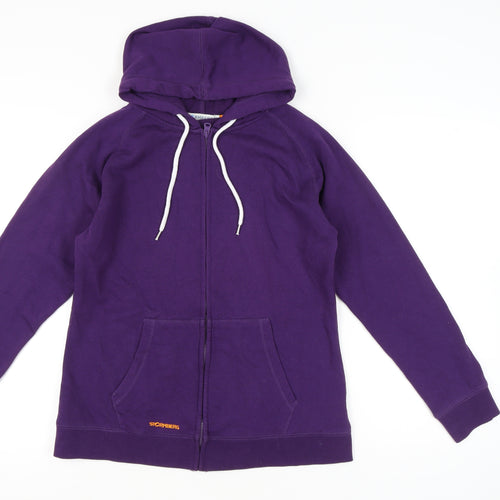 Stormberg Womens Purple Hoodie L Full Zip Casual Sportswear