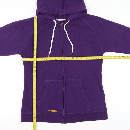 Stormberg Womens Purple Hoodie L Full Zip Casual Sportswear