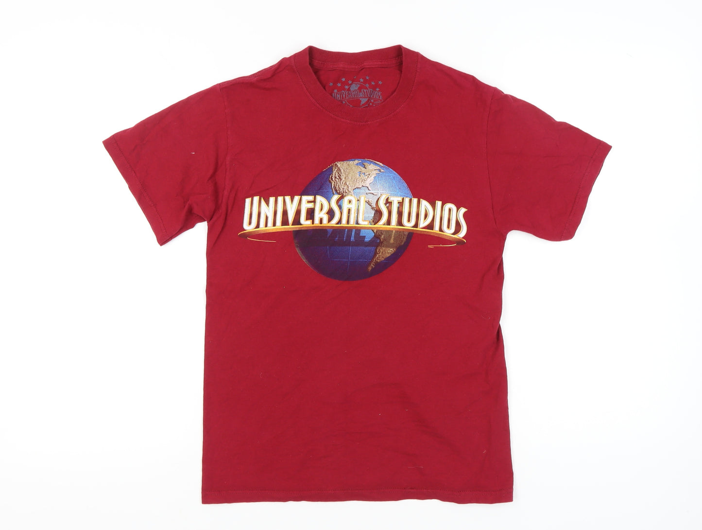Universal Studios Men’s Red Small Graphic Cotton T-Shirt