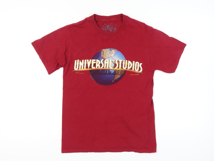 Universal Studios Men’s Red Small Graphic Cotton T-Shirt