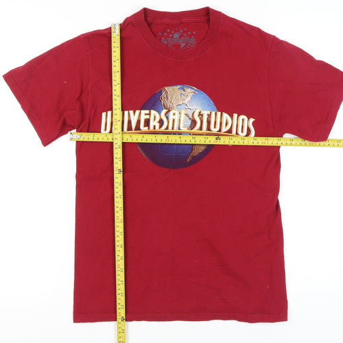 Universal Studios Men’s Red Small Graphic Cotton T-Shirt