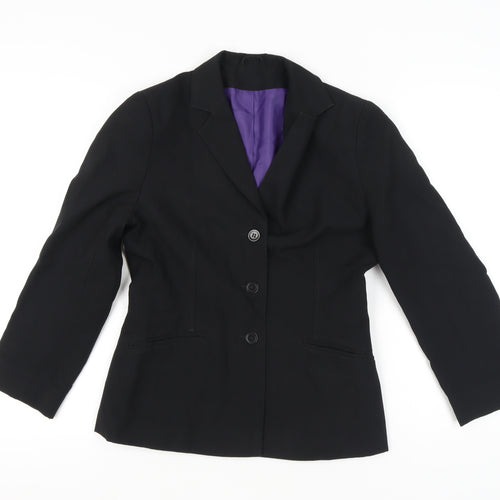 Dorothy Perkins Women’s Black Blazer Jacket Size 10 Classic Workwear