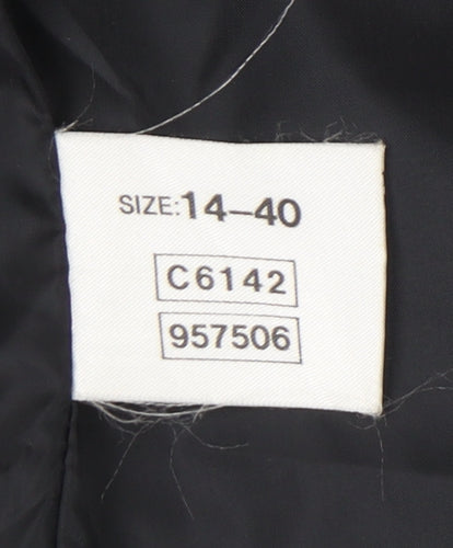 Classic Woman Black Blazer Jacket Women Size 14 UK Work Formal